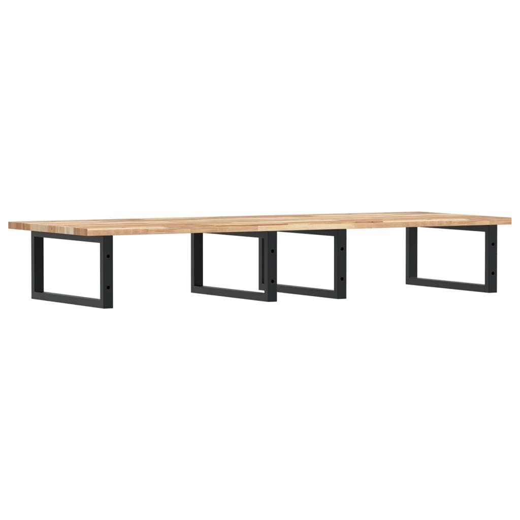 Badkamer wandschap staal en massief acaciahout is nu te koop bij PeponiXL, paradijselijk wonen!