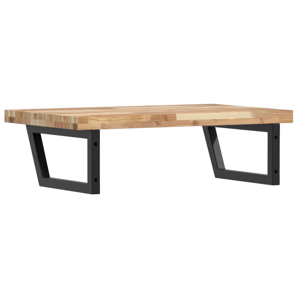 Badkamer wandschap staal en massief acaciahout is nu te koop bij PeponiXL, paradijselijk wonen!