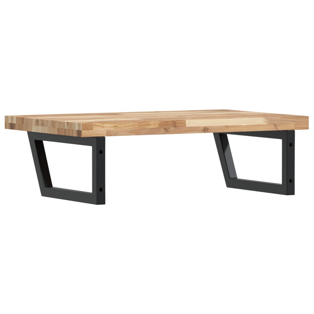 Badkamer wandschap staal en massief acaciahout is nu te koop bij PeponiXL, paradijselijk wonen!