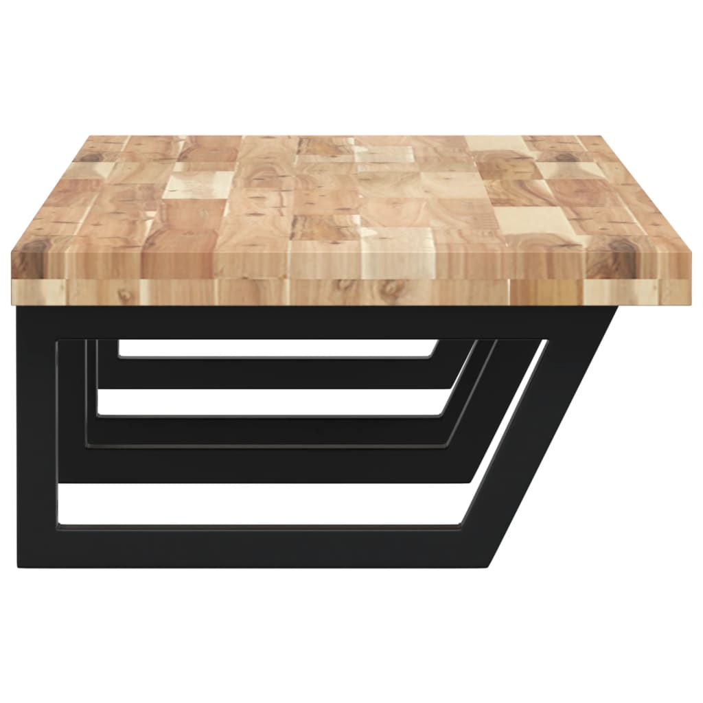 Badkamer wandschap staal en massief acaciahout is nu te koop bij PeponiXL, paradijselijk wonen!