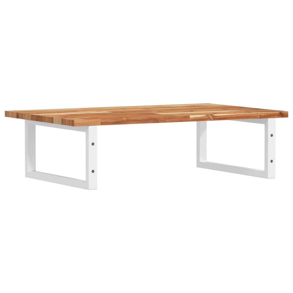 Badkamer wandschap staal en massief acaciahout is nu te koop bij PeponiXL, paradijselijk wonen!