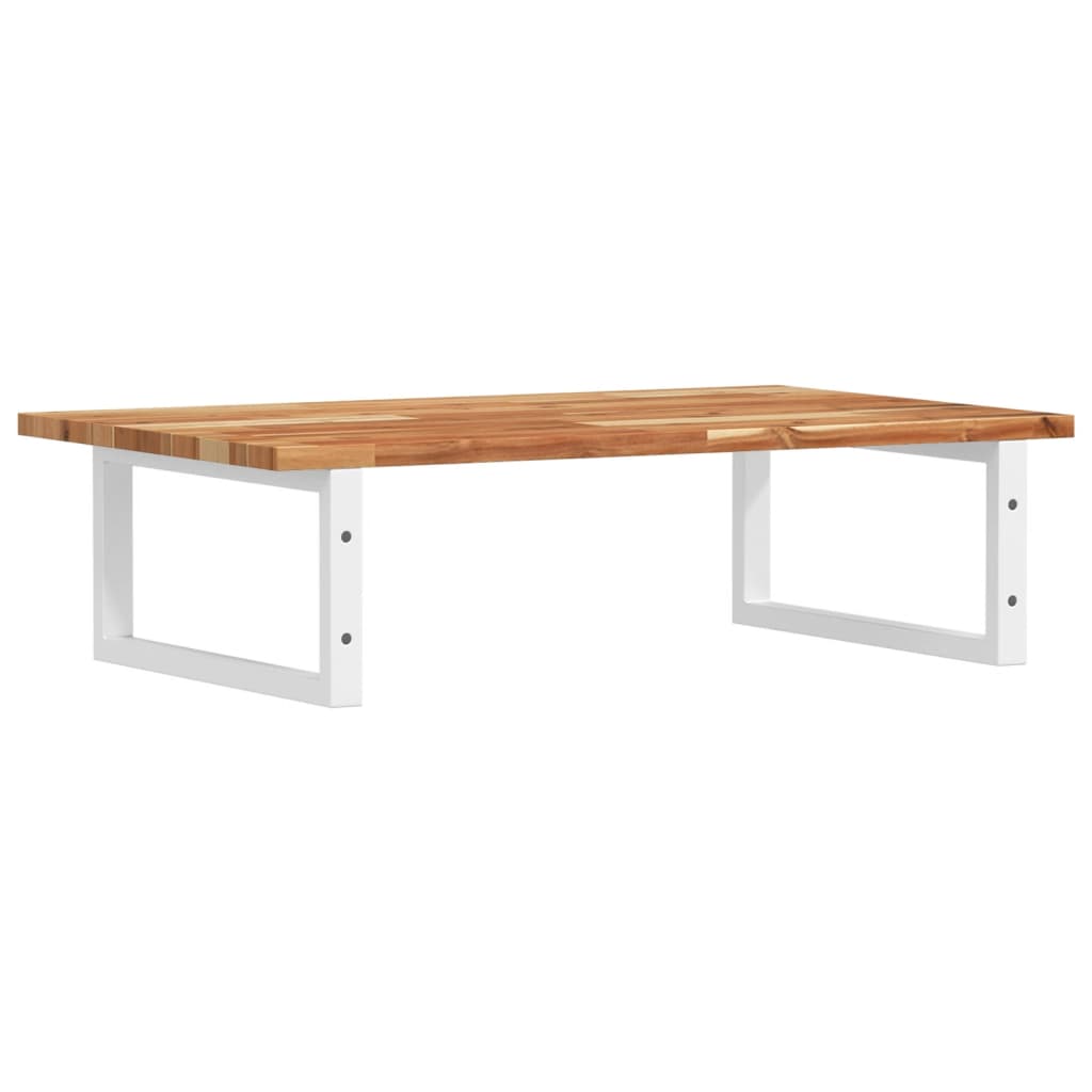 Badkamer wandschap staal en massief acaciahout is nu te koop bij PeponiXL, paradijselijk wonen!