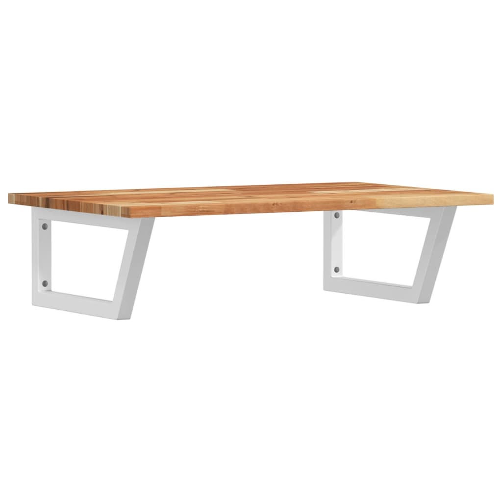 Badkamer wandschap staal en massief acaciahout is nu te koop bij PeponiXL, paradijselijk wonen!