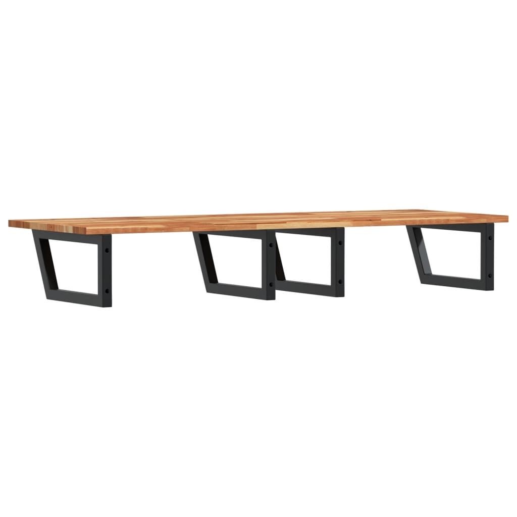 Badkamer wandschap staal en massief acaciahout is nu te koop bij PeponiXL, paradijselijk wonen!