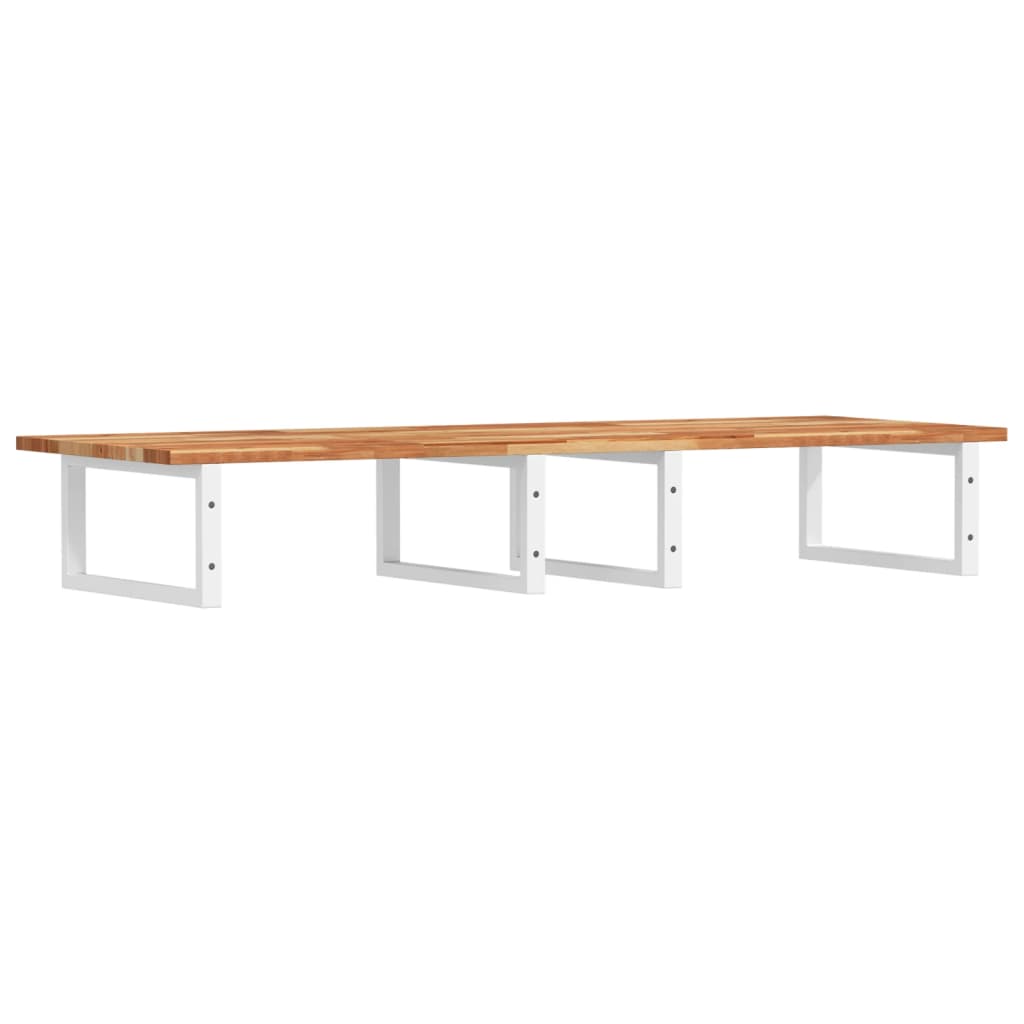 Badkamer wandschap staal en massief acaciahout is nu te koop bij PeponiXL, paradijselijk wonen!
