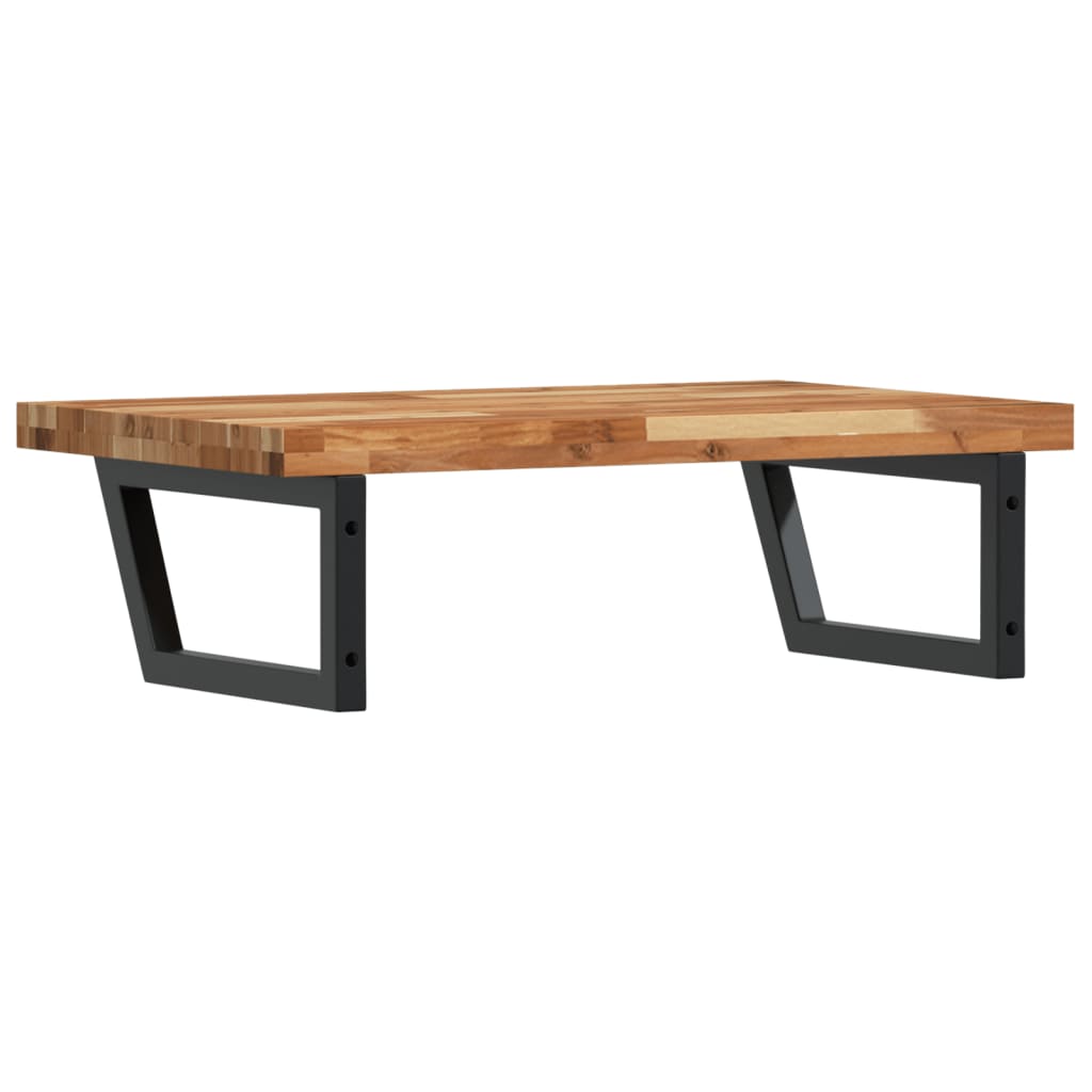 Badkamer wandschap staal en massief acaciahout is nu te koop bij PeponiXL, paradijselijk wonen!