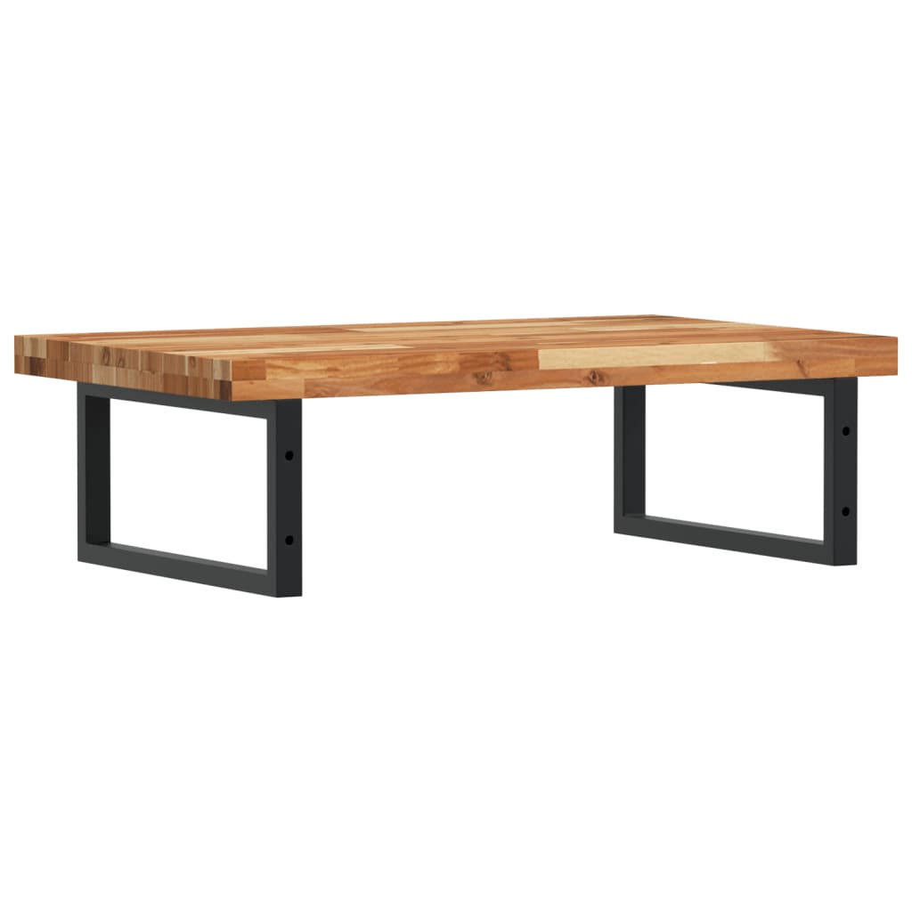 Badkamer wandschap staal en massief acaciahout is nu te koop bij PeponiXL, paradijselijk wonen!