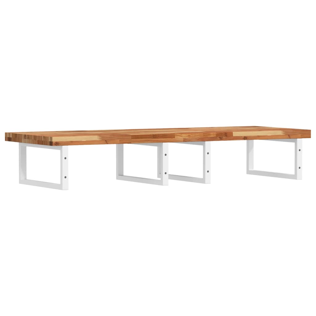 Badkamer wandschap staal en massief acaciahout is nu te koop bij PeponiXL, paradijselijk wonen!