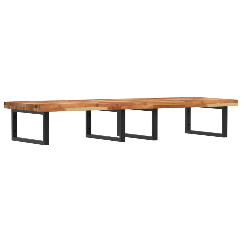 Badkamer wandschap staal en massief acaciahout is nu te koop bij PeponiXL, paradijselijk wonen!