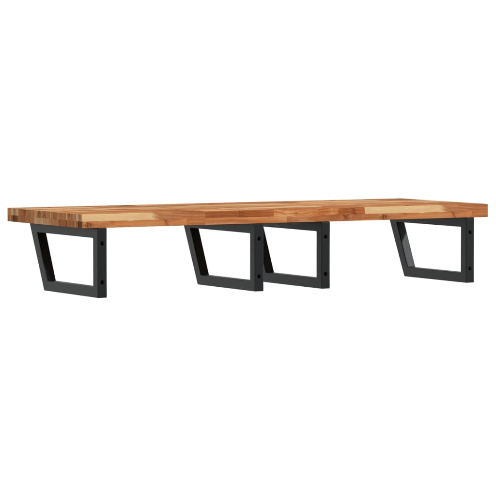 Badkamer wandschap staal en massief acaciahout is nu te koop bij PeponiXL, paradijselijk wonen!