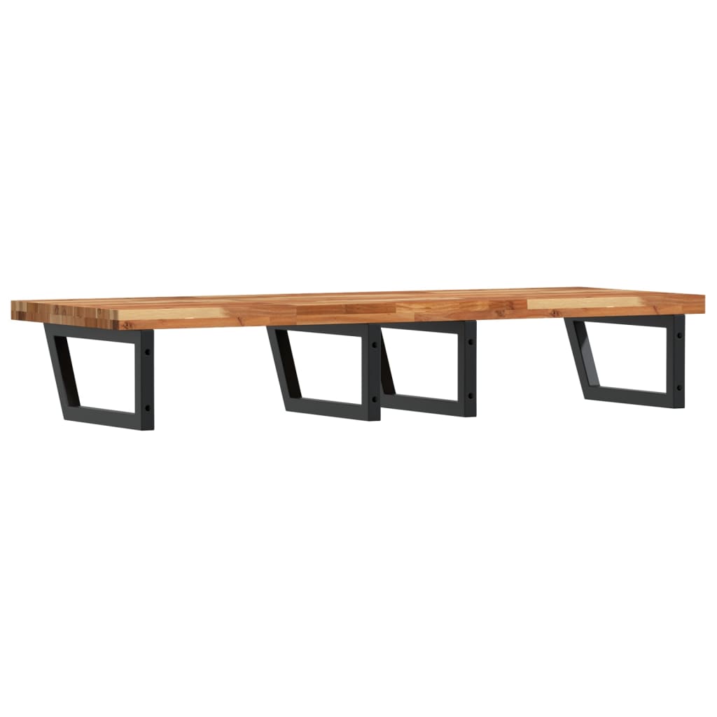 Badkamer wandschap staal en massief acaciahout is nu te koop bij PeponiXL, paradijselijk wonen!