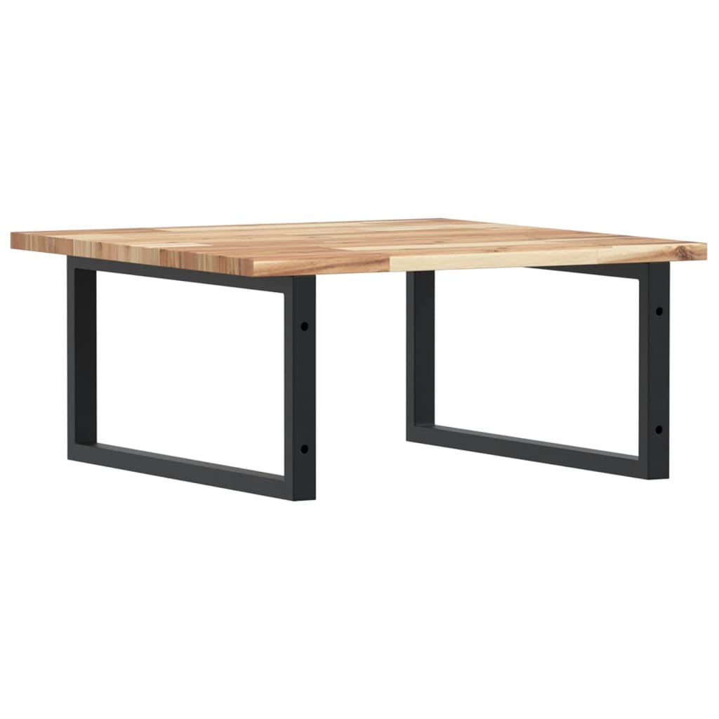 Badkamer wandschap staal en massief acaciahout is nu te koop bij PeponiXL, paradijselijk wonen!