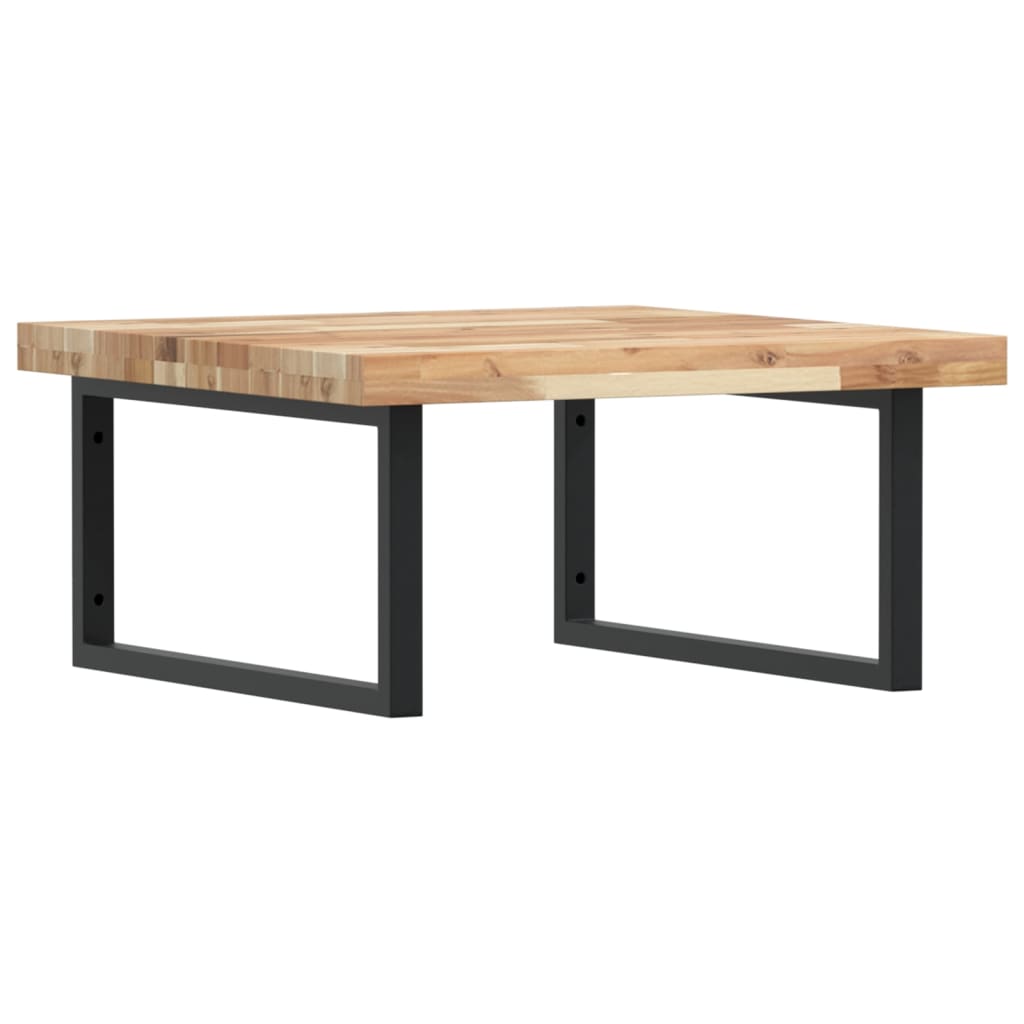 Badkamer wandschap staal en massief acaciahout is nu te koop bij PeponiXL, paradijselijk wonen!