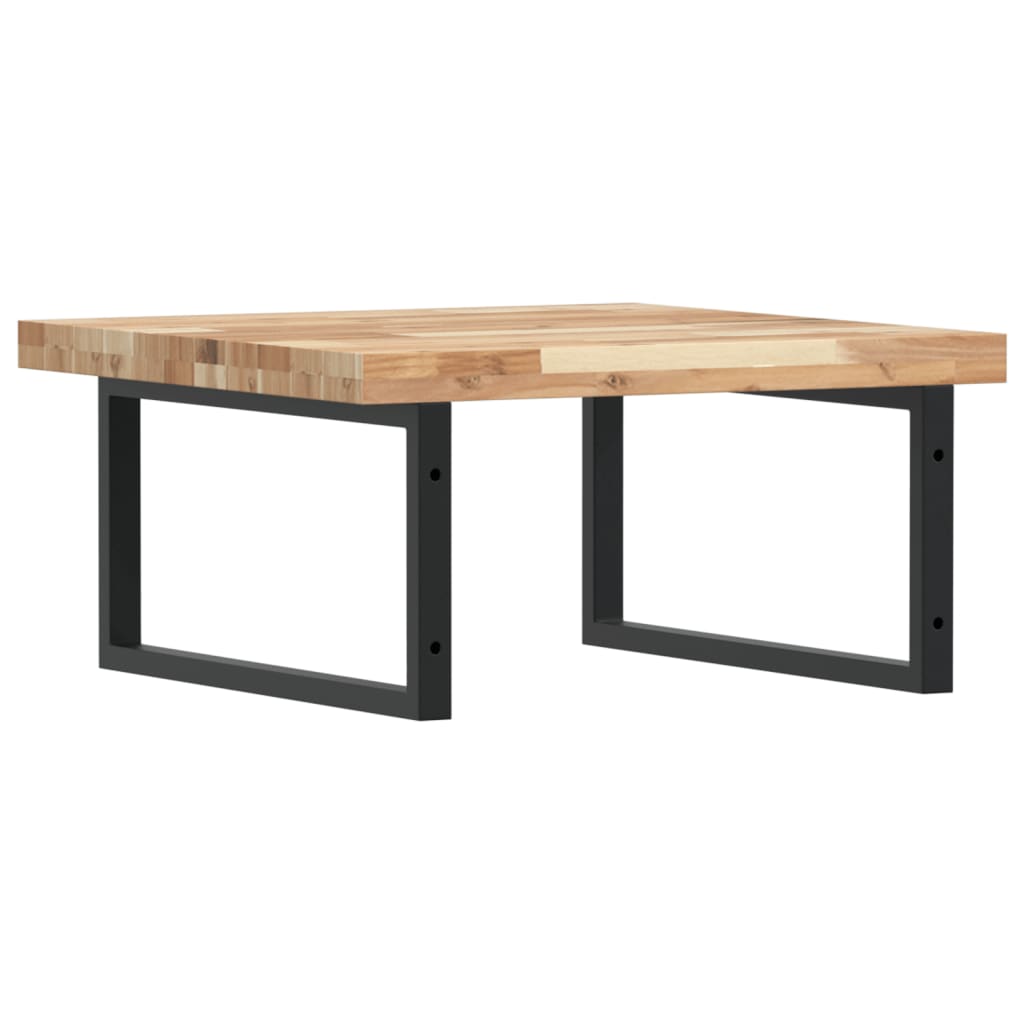 Badkamer wandschap staal en massief acaciahout is nu te koop bij PeponiXL, paradijselijk wonen!