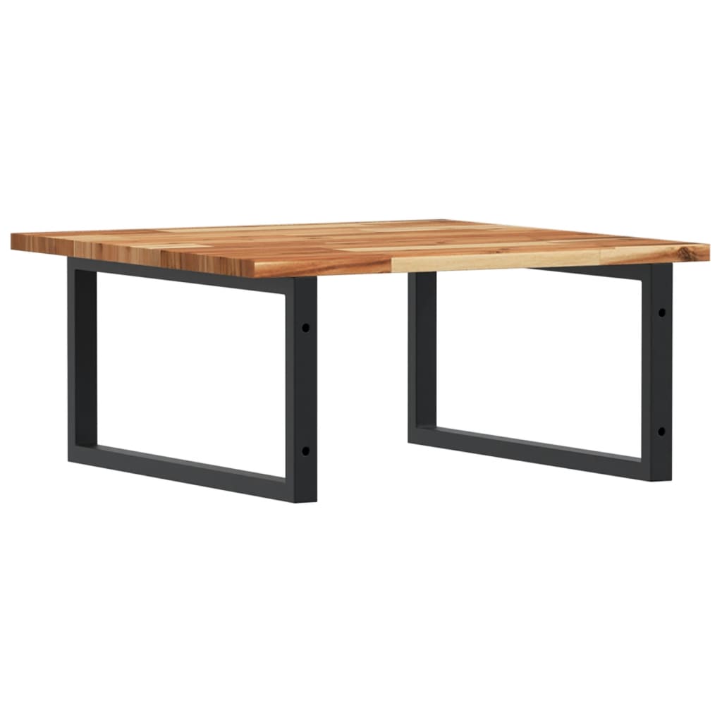 Badkamer wandschap staal en massief acaciahout is nu te koop bij PeponiXL, paradijselijk wonen!