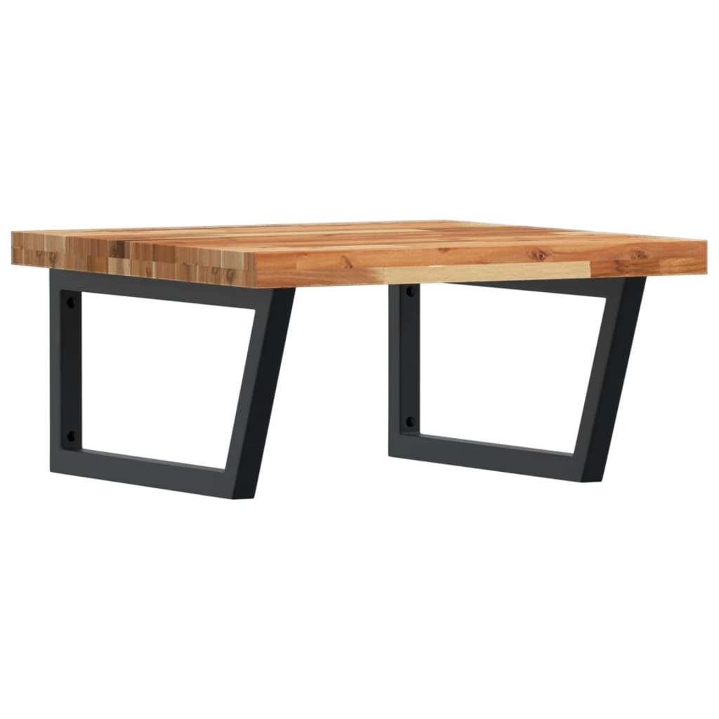 Badkamer wandschap staal en massief acaciahout is nu te koop bij PeponiXL, paradijselijk wonen!