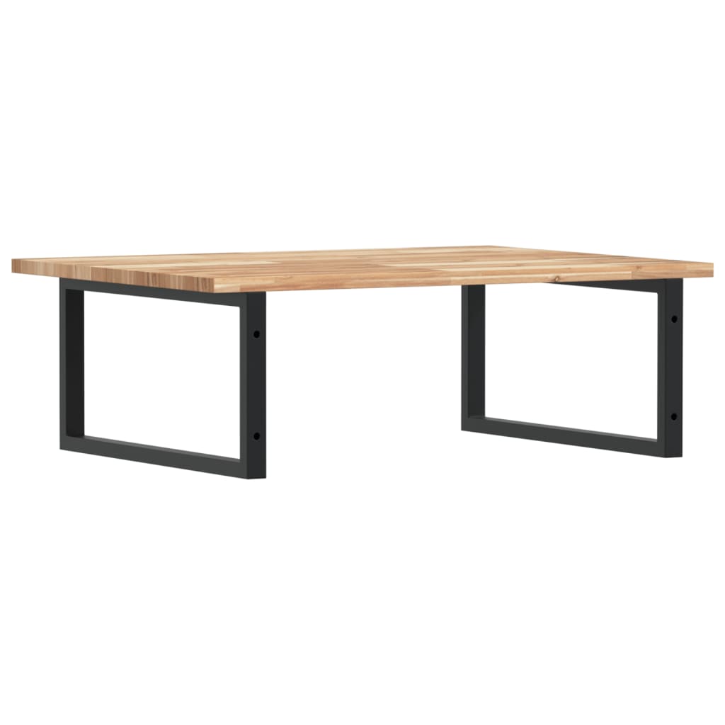 Badkamer wandschap staal en massief acaciahout is nu te koop bij PeponiXL, paradijselijk wonen!