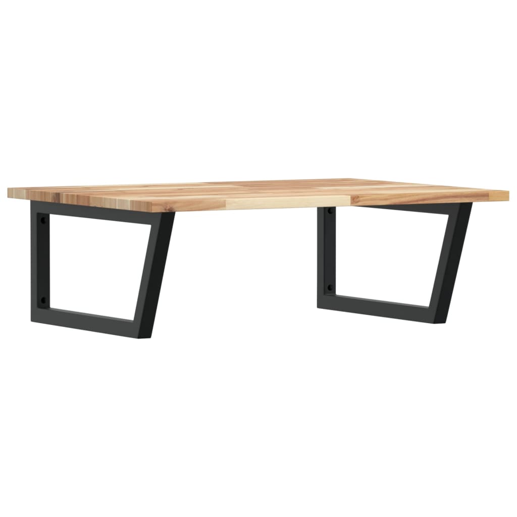 Badkamer wandschap staal en massief acaciahout is nu te koop bij PeponiXL, paradijselijk wonen!