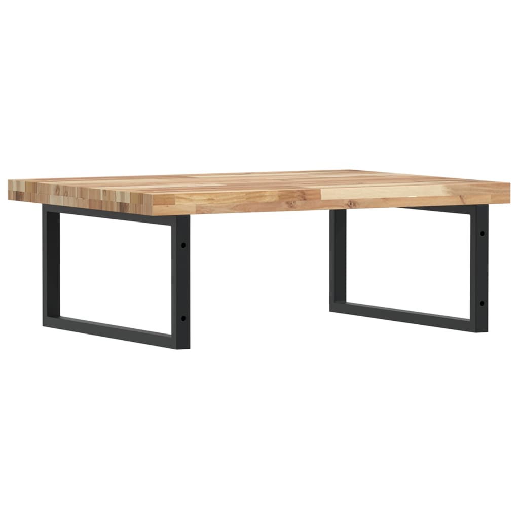Badkamer wandschap staal en massief acaciahout is nu te koop bij PeponiXL, paradijselijk wonen!