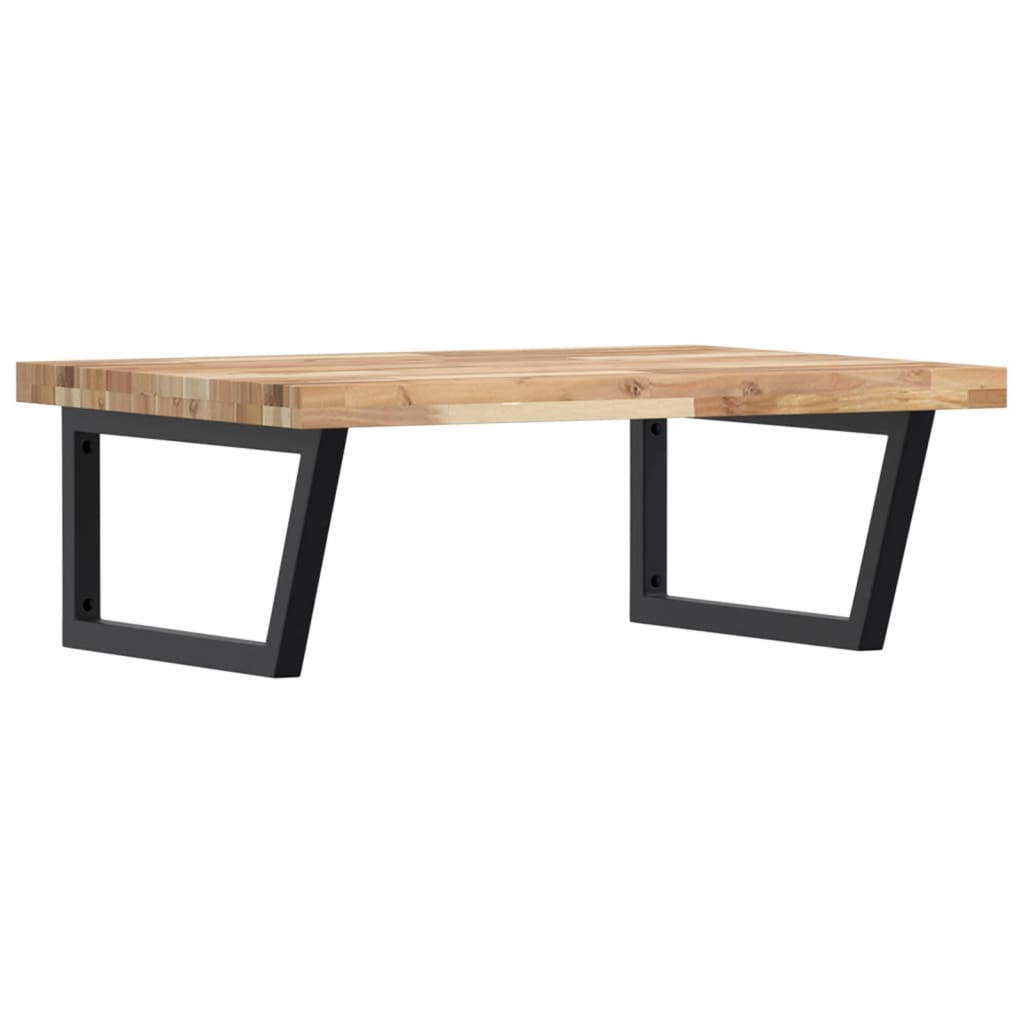 Badkamer wandschap staal en massief acaciahout is nu te koop bij PeponiXL, paradijselijk wonen!