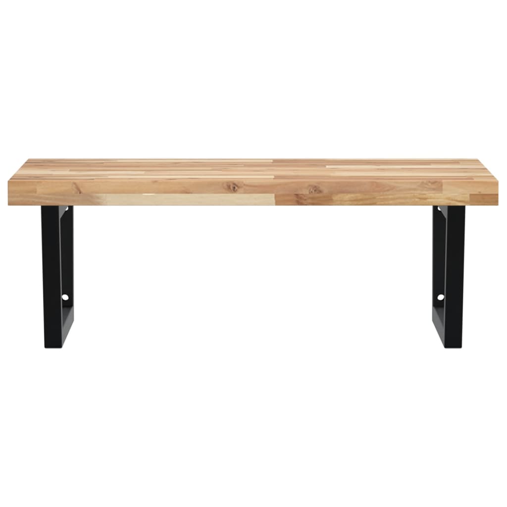Badkamer wandschap staal en massief acaciahout is nu te koop bij PeponiXL, paradijselijk wonen!