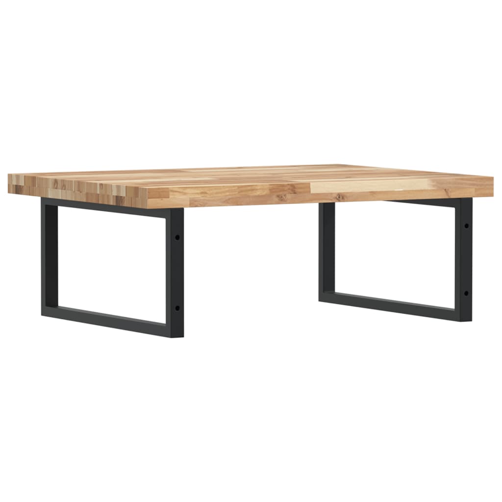 Badkamer wandschap staal en massief acaciahout is nu te koop bij PeponiXL, paradijselijk wonen!