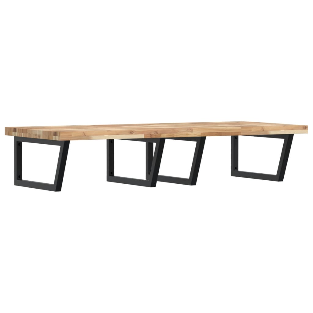 Badkamer wandschap staal en massief acaciahout is nu te koop bij PeponiXL, paradijselijk wonen!