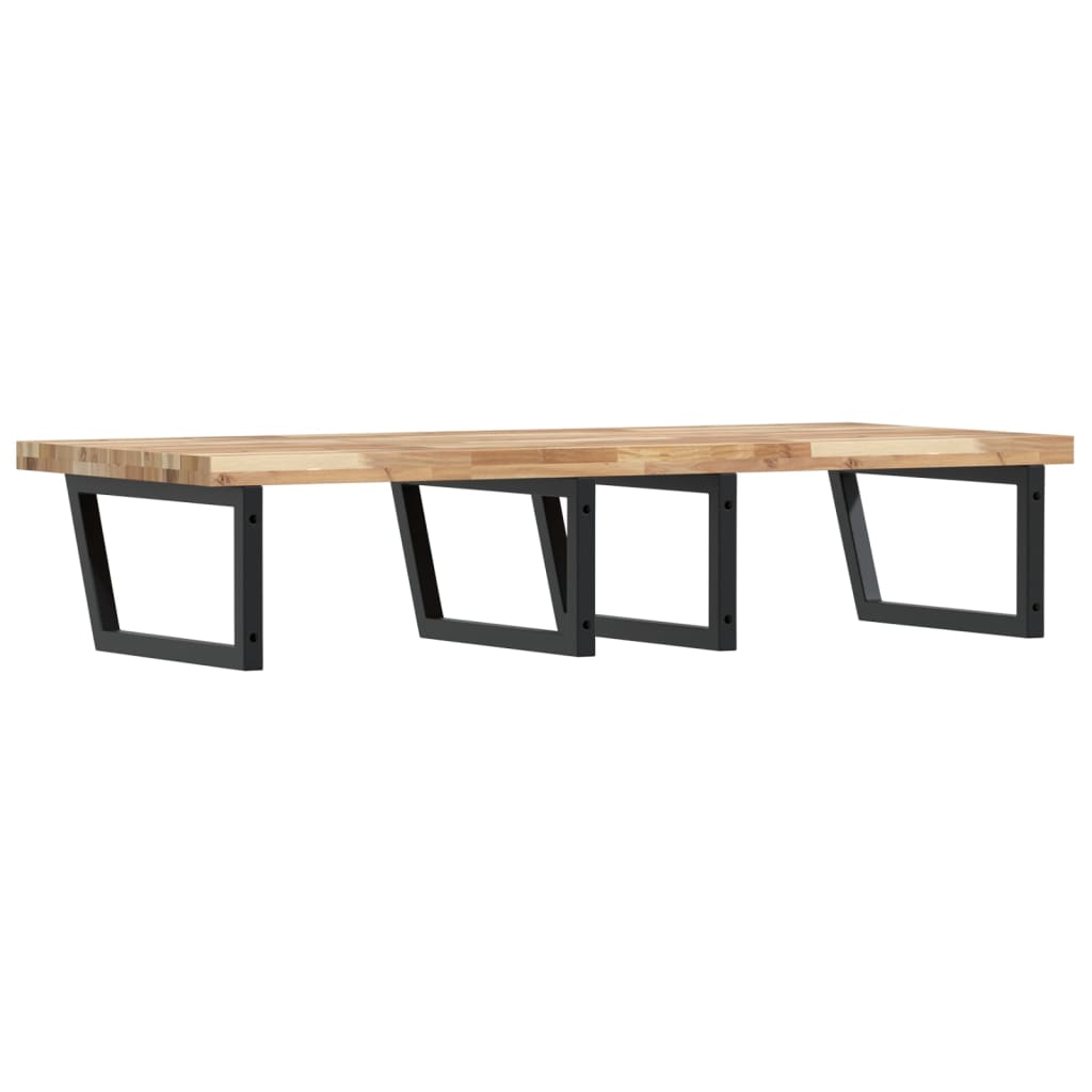 Badkamer wandschap staal en massief acaciahout is nu te koop bij PeponiXL, paradijselijk wonen!