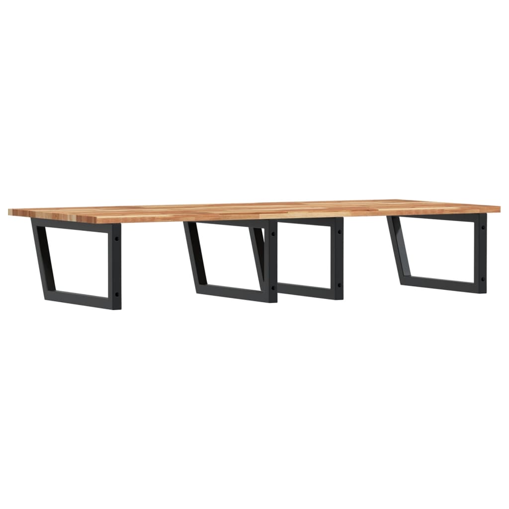 Badkamer wandschap staal en massief acaciahout is nu te koop bij PeponiXL, paradijselijk wonen!