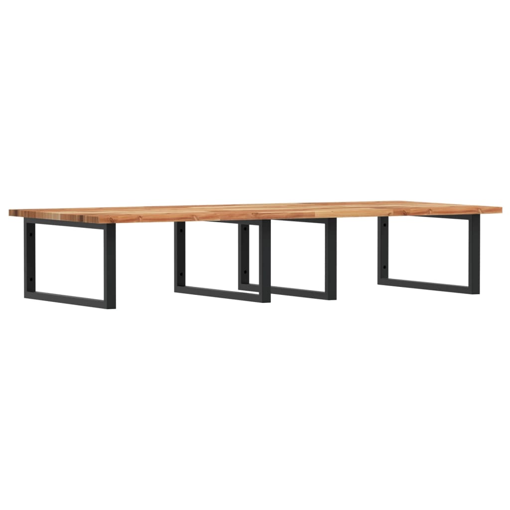 Badkamer wandschap staal en massief acaciahout is nu te koop bij PeponiXL, paradijselijk wonen!