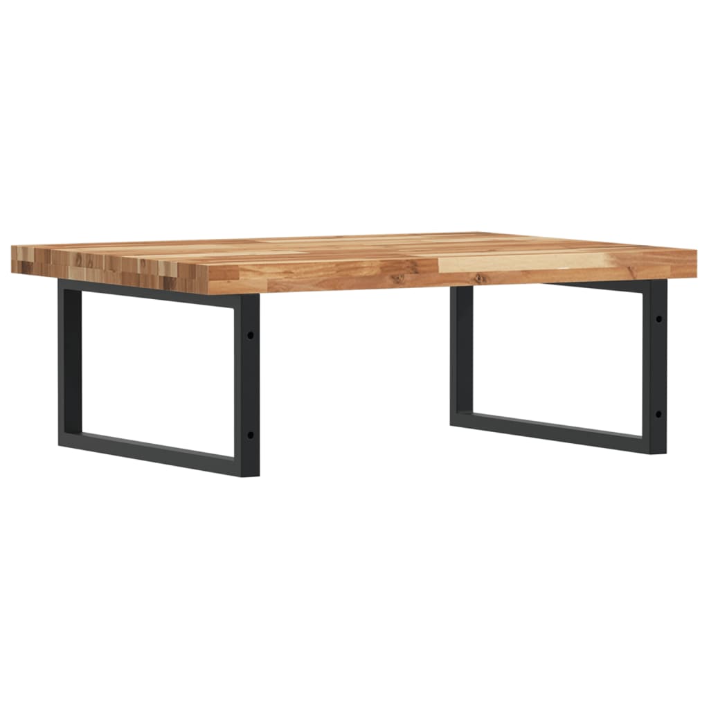 Badkamer wandschap staal en massief acaciahout is nu te koop bij PeponiXL, paradijselijk wonen!
