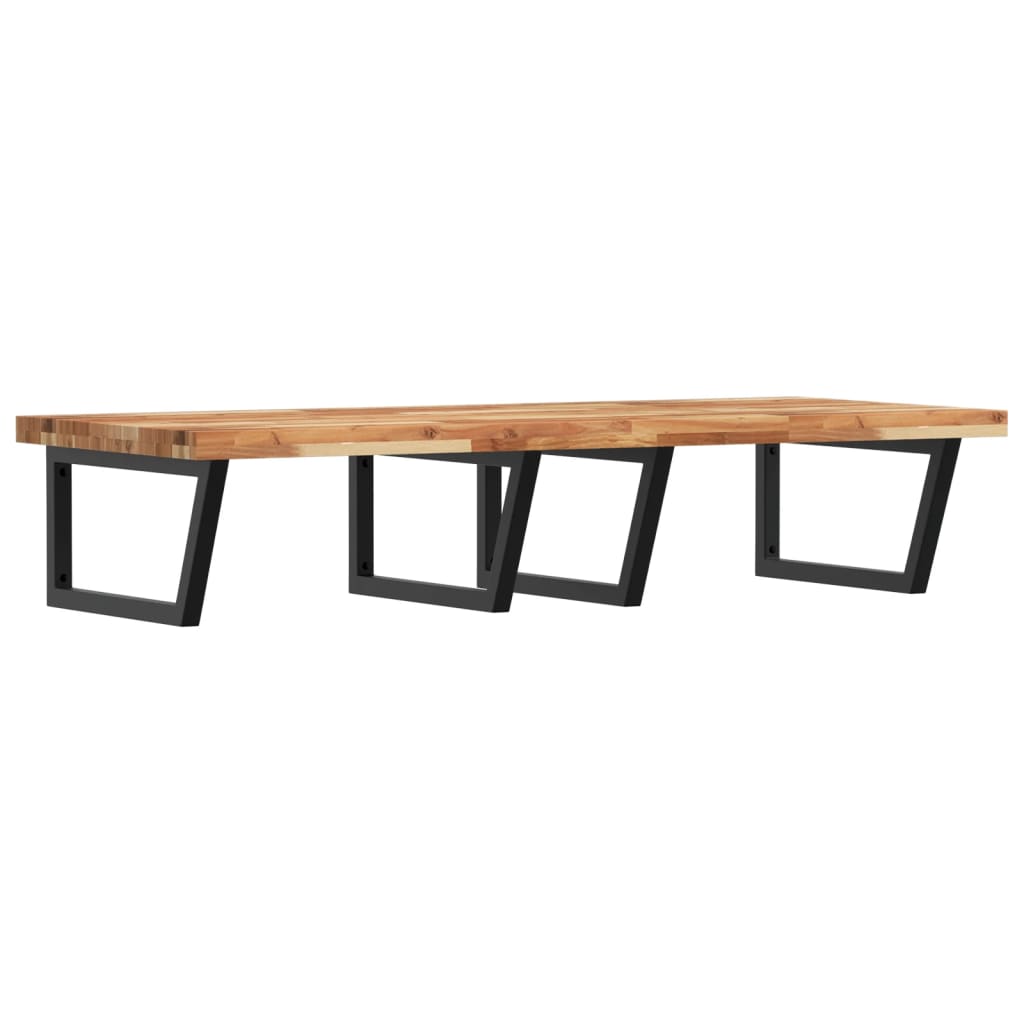 Badkamer wandschap staal en massief acaciahout is nu te koop bij PeponiXL, paradijselijk wonen!
