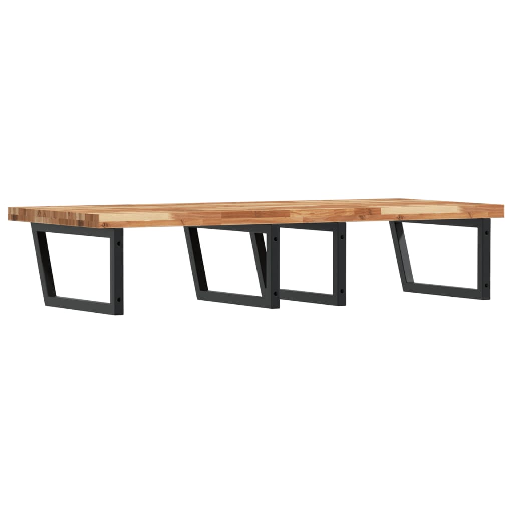 Badkamer wandschap staal en massief acaciahout is nu te koop bij PeponiXL, paradijselijk wonen!