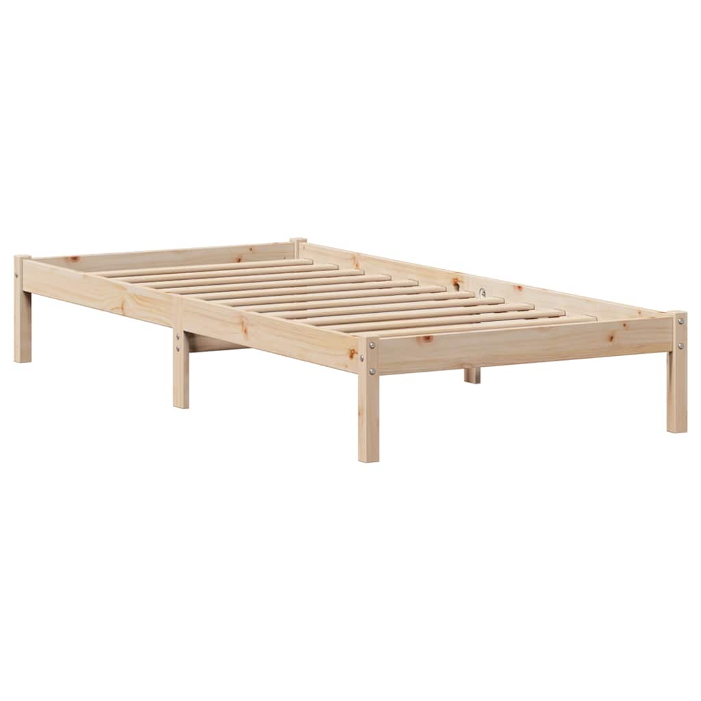 Bedframe zonder matras massief grenenhout 75x190 cm is nu te koop bij PeponiXL, paradijselijk wonen!