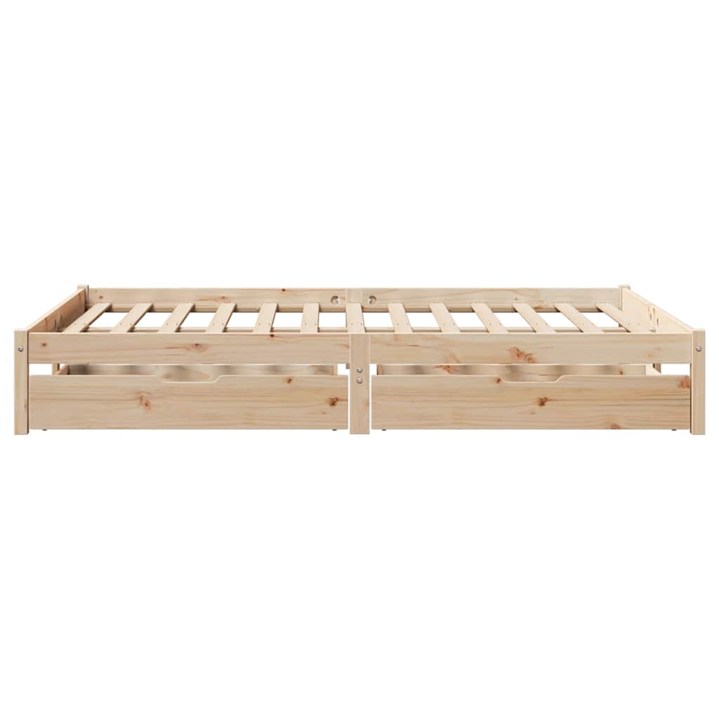Bedframe zonder matras massief grenenhout 120x190 cm is nu te koop bij PeponiXL, paradijselijk wonen!