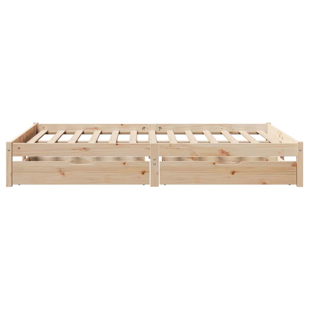 Bedframe zonder matras massief grenenhout 140x190 cm is nu te koop bij PeponiXL, paradijselijk wonen!