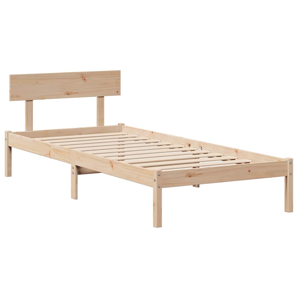 Bedframe zonder matras massief grenenhout 90x200 cm is nu te koop bij PeponiXL, paradijselijk wonen!