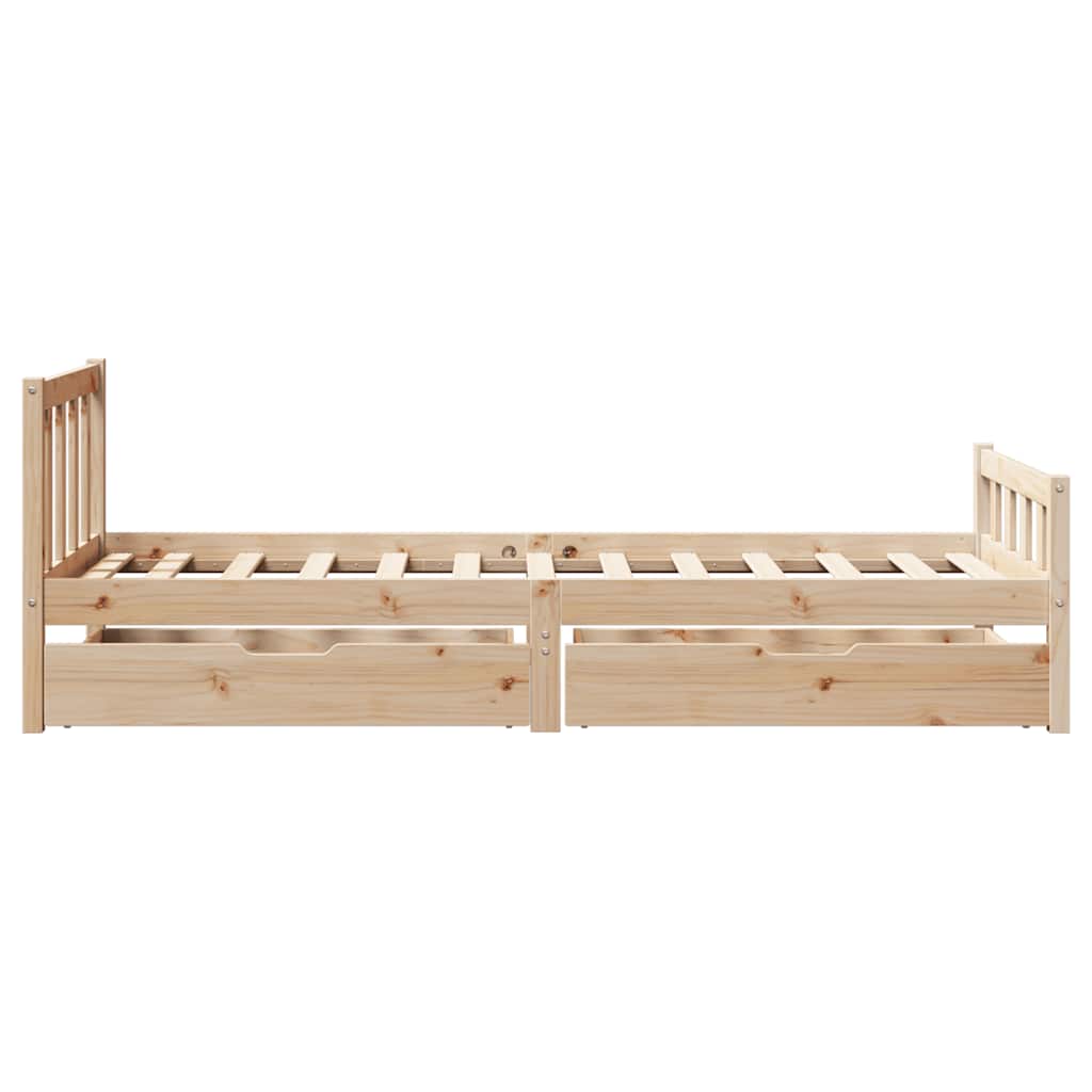 Bedframe zonder matras massief grenenhout 90x190 cm is nu te koop bij PeponiXL, paradijselijk wonen!