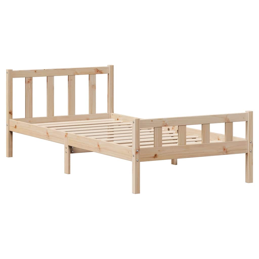 Bedframe zonder matras massief grenenhout 90x190 cm is nu te koop bij PeponiXL, paradijselijk wonen!