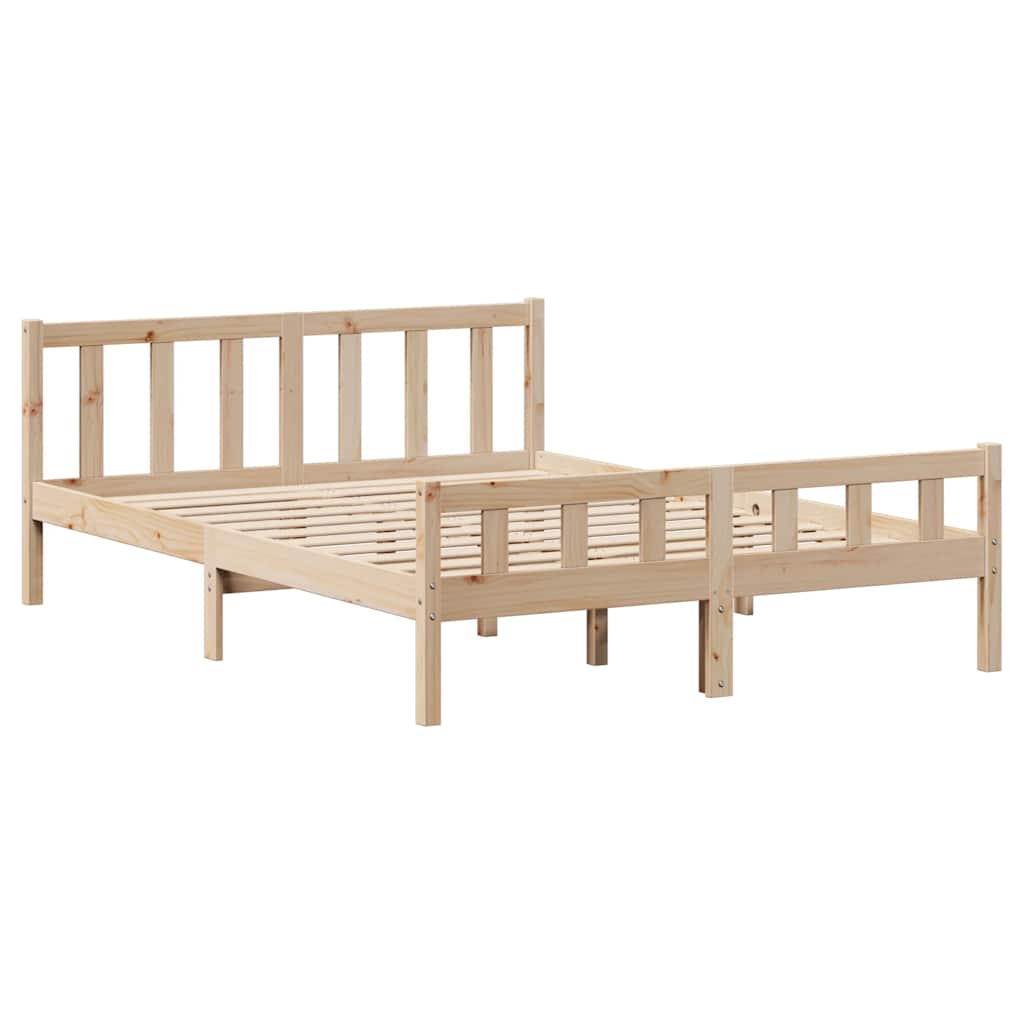 Bedframe zonder matras massief grenenhout 160x200 cm is nu te koop bij PeponiXL, paradijselijk wonen!