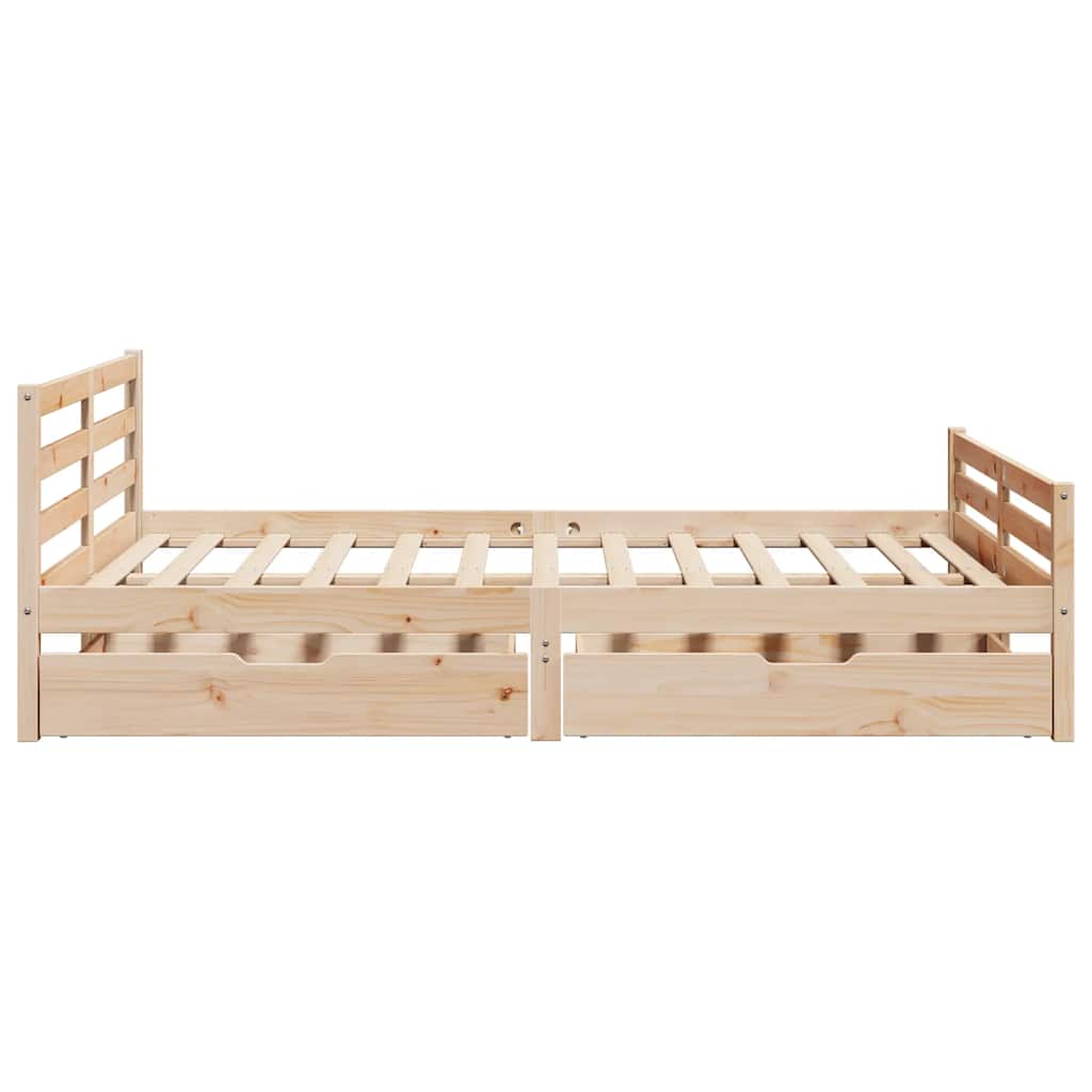 Bedframe zonder matras massief grenenhout 160x200 cm is nu te koop bij PeponiXL, paradijselijk wonen!