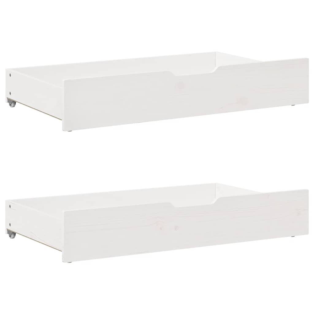 Bedframe zonder matras massief grenenhout wit 90x200 cm is nu te koop bij PeponiXL, paradijselijk wonen!