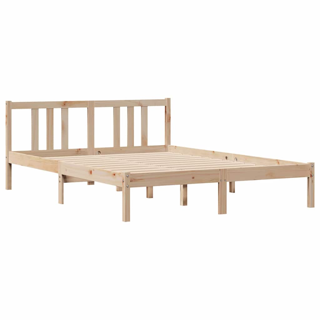 Bedframe zonder matras massief grenenhout 120x200 cm is nu te koop bij PeponiXL, paradijselijk wonen!