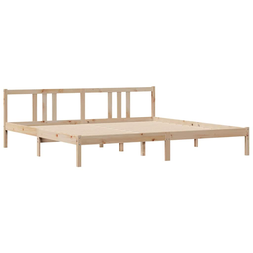 Bedframe zonder matras massief grenenhout 180x200 cm is nu te koop bij PeponiXL, paradijselijk wonen!