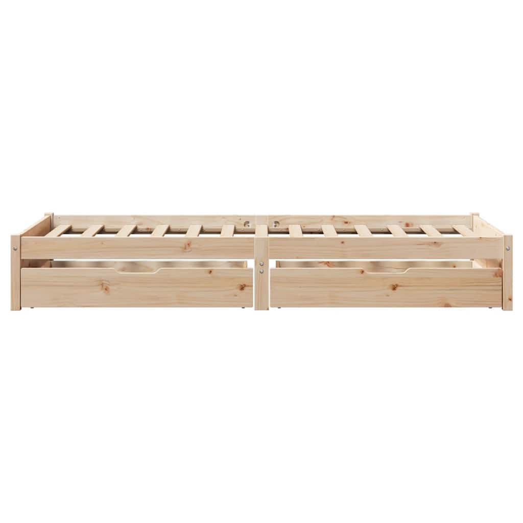 Bedframe zonder matras massief grenenhout 75x190 cm is nu te koop bij PeponiXL, paradijselijk wonen!