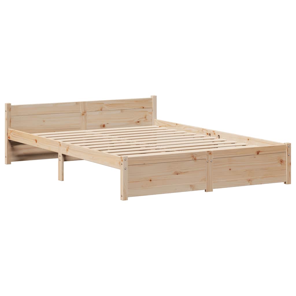 Bedframe zonder matras massief grenenhout 120x200 cm is nu te koop bij PeponiXL, paradijselijk wonen!