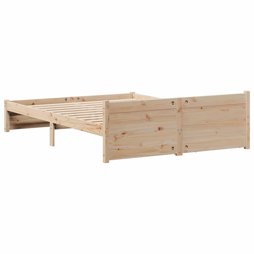 Bedframe zonder matras massief grenenhout 140x200 cm is nu te koop bij PeponiXL, paradijselijk wonen!