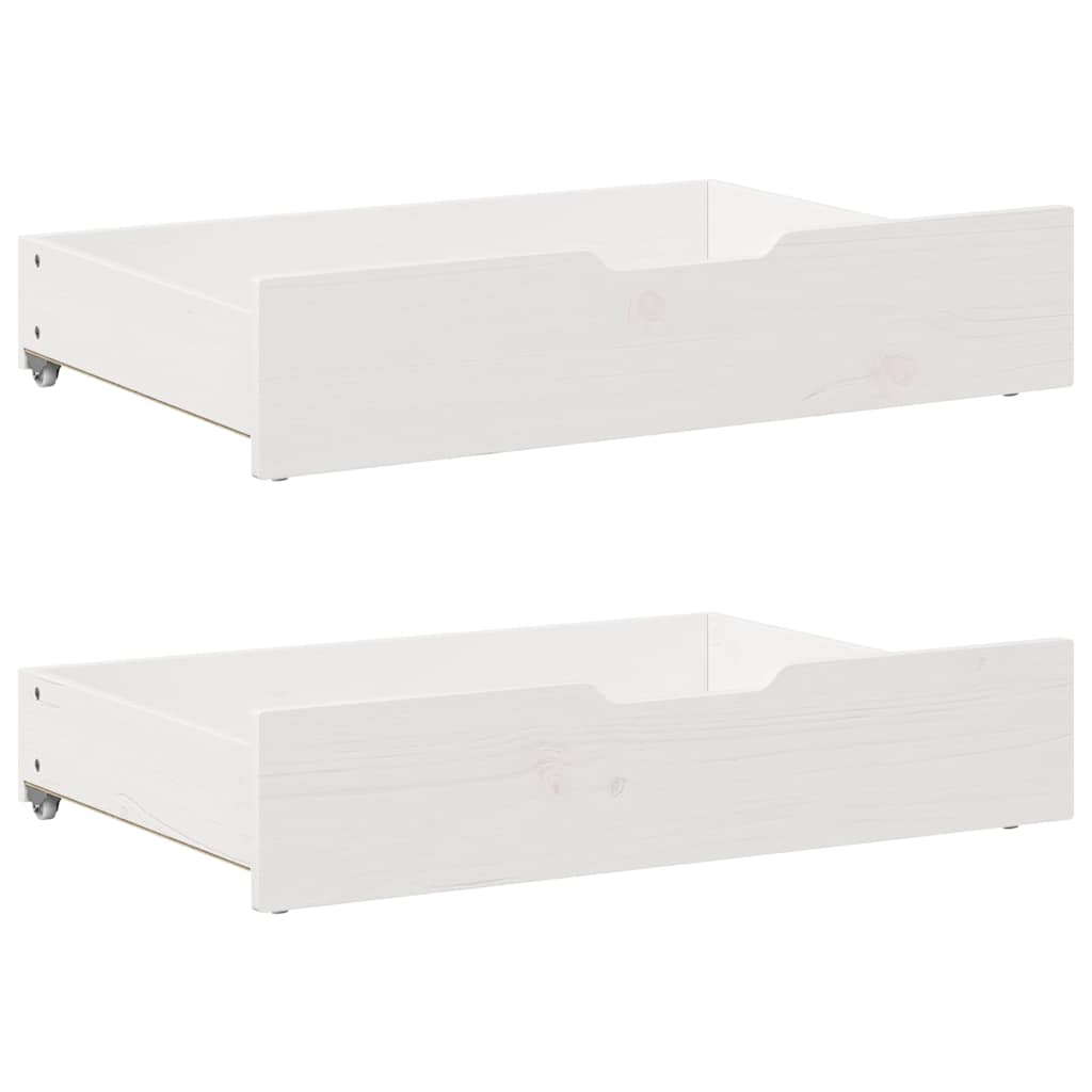 Bedframe zonder matras massief grenenhout wit 90x200 cm is nu te koop bij PeponiXL, paradijselijk wonen!