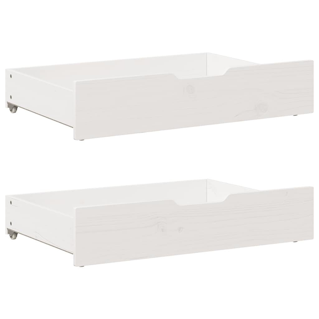 Bedframe zonder matras massief grenenhout wit 200x200 cm is nu te koop bij PeponiXL, paradijselijk wonen!