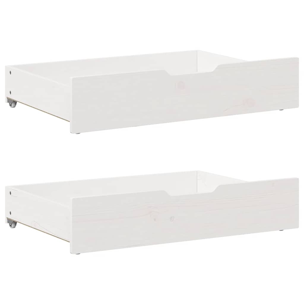 Bedframe zonder matras massief grenenhout wit 140x190 cm is nu te koop bij PeponiXL, paradijselijk wonen!